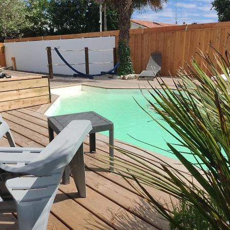 chambre indépendante avec piscine Gujan-Mestras Esterno foto