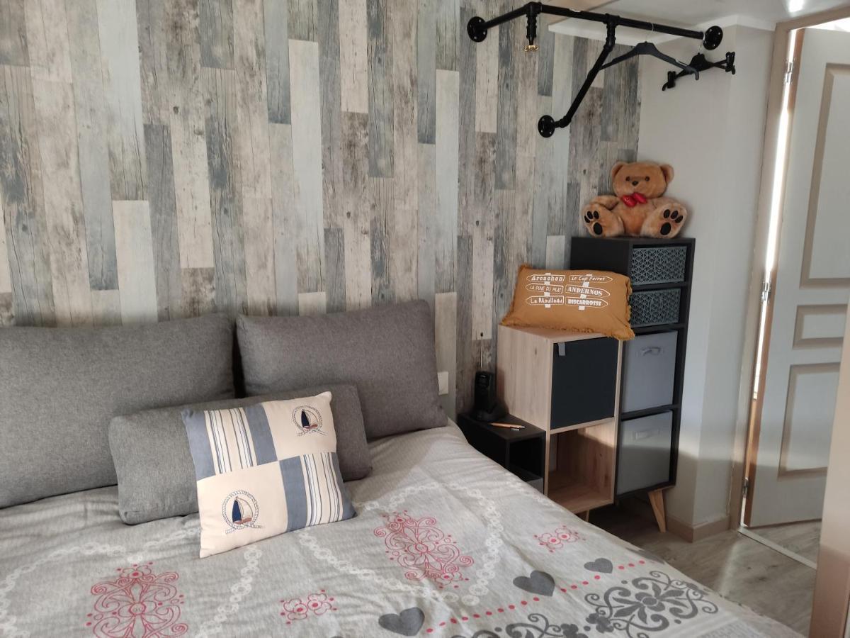 chambre indépendante avec piscine Gujan-Mestras Esterno foto