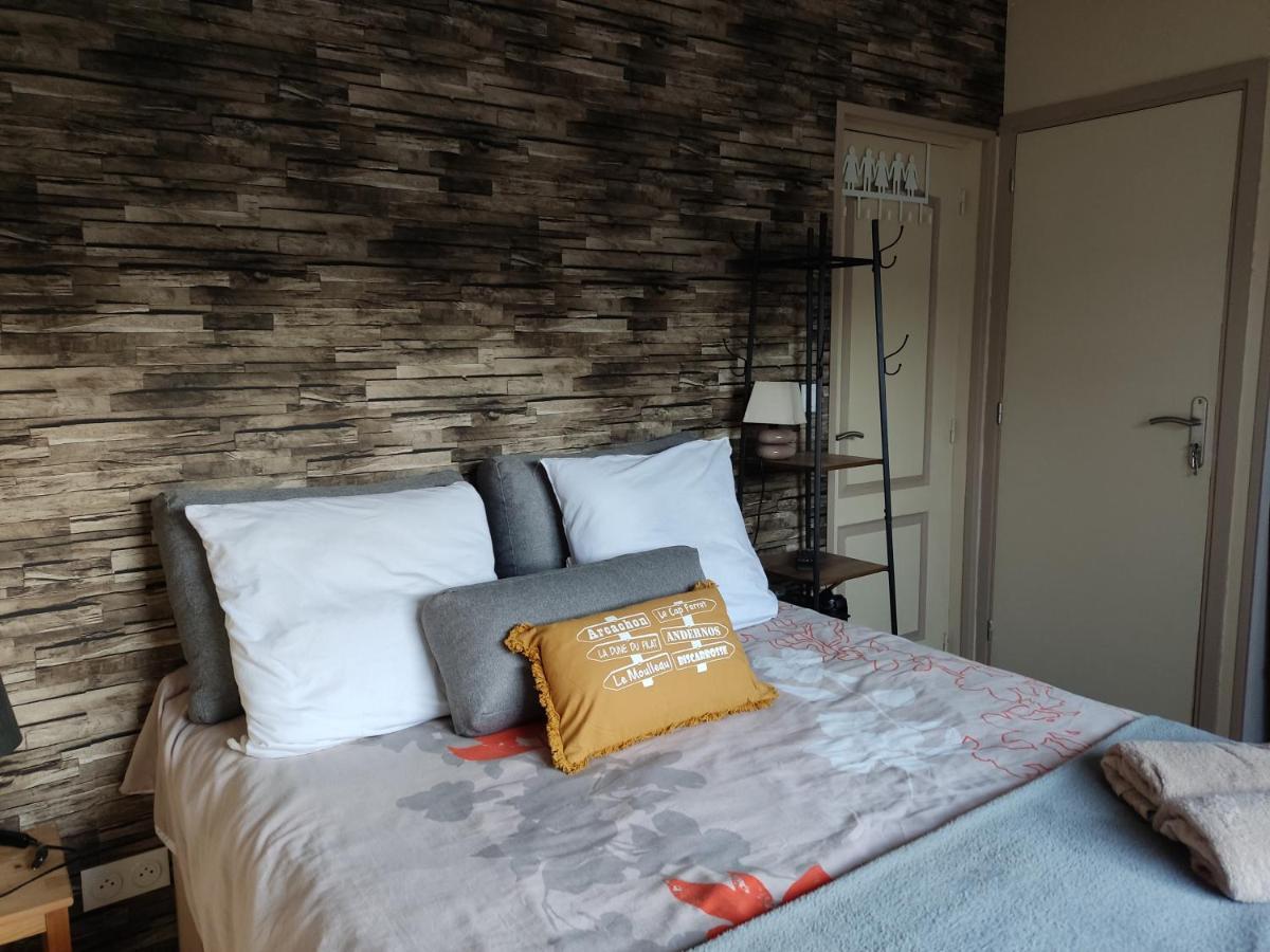 chambre indépendante avec piscine Gujan-Mestras Esterno foto