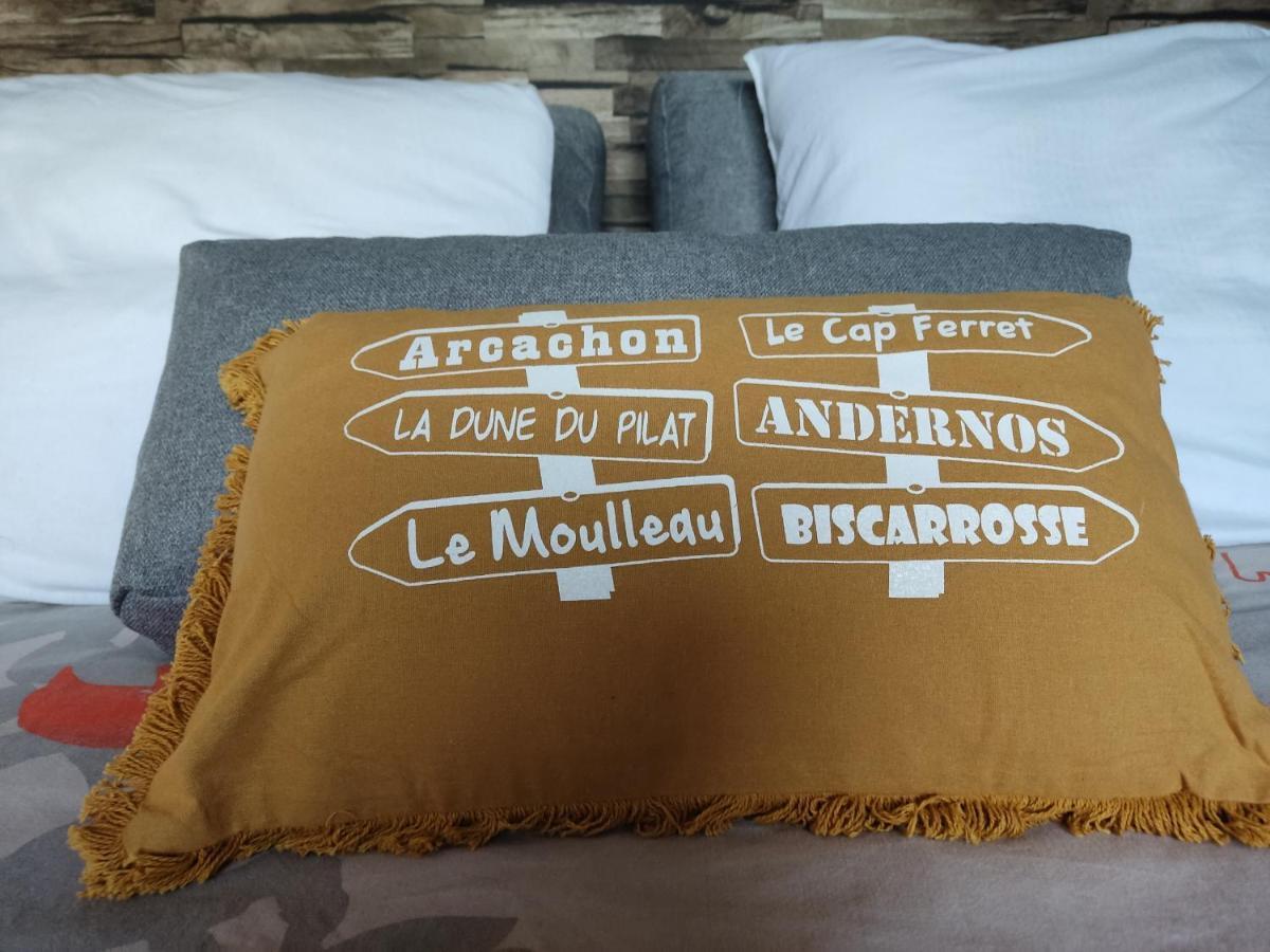 chambre indépendante avec piscine Gujan-Mestras Esterno foto
